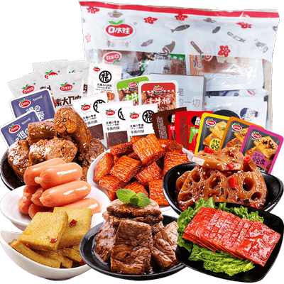 口水娃30小包组合装鲜卤零食