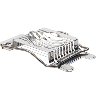 日本进口ECHO家用不锈钢切蛋器皮蛋鸡蛋快速切片器花式切蛋分割器