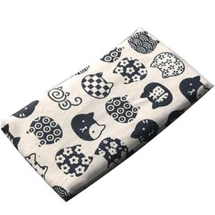 日系棉麻书桌电脑桌布ins风学生宿舍卧室长方形布艺日式复古布料