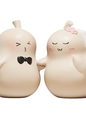 余生牵手不分离结婚摆件礼盒装