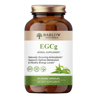 BARLOW绿茶提取物egcg茶多酚儿茶素胶囊400MG运动代谢美国进口