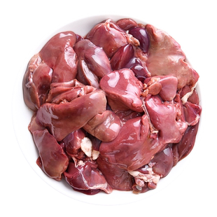 新鲜鸡肝冷冻生鲜鸡肉鸡内脏鸡杂生鸡肝喂猫狗宠物自制生骨肉食品