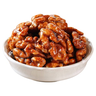 手工熬制琥珀核桃仁糖衣薄脆果肉饱满甜香醇厚办公休闲解馋小食款