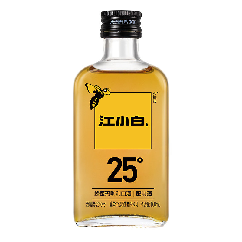 蜂蜜玛咖利口酒配制酒果酒江小白25度168mL风味酒低度酒