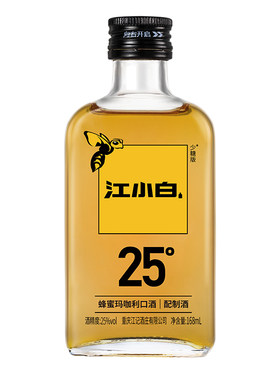 蜂蜜玛咖利口酒配制酒果酒江小白25度168mL风味酒低度酒