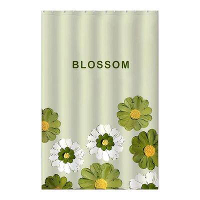 浴室小窗户防水窗帘卫生间防走光