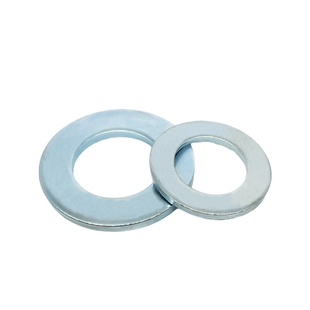 原GB97镀蓝白锌平垫4级金属垫圈钢垫片100HV垫圈铁垫片螺丝垫片