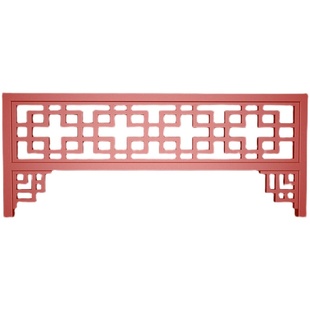 铝合金仿古新中式挂落门楣花格倒挂楣子庭院屋檐过道垭口角花吊楣