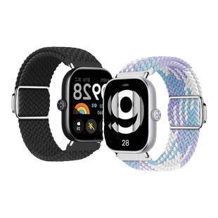 适用红米watch6手表redmiwatch5表带4磁吸扣编织小米9pro手环8pro滑扣运动智能男生腕带女生表链非原装腕带