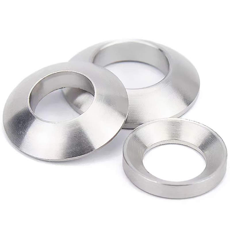 304不锈钢鱼眼垫片金属螺丝凹凸垫片空心圆形碗型装饰垫圈M6-M24