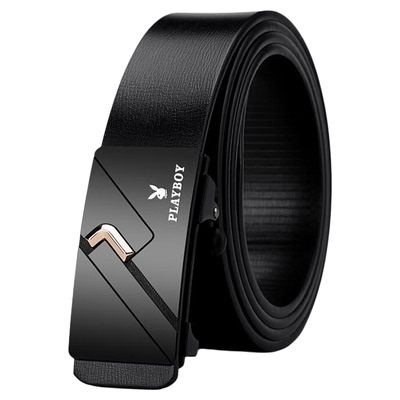 花花公子男士内穿自动扣皮带