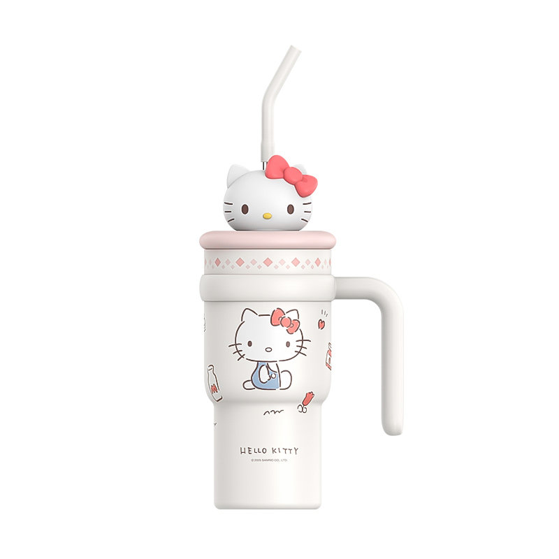 hellokitty联名保温杯大容量女生高颜值杯子生日礼物夏日冰霸水杯