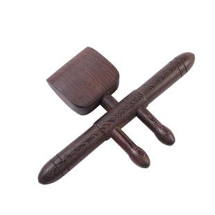 鸡翅木升阳铲刮痧铲檀木擀筋棒背部按摩经络拨筋棒点穴推背棒家用