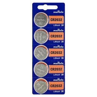 muRata村田CR2032CR2025CR2016汽车钥匙纽扣锂电池自拍杆电子秤3V