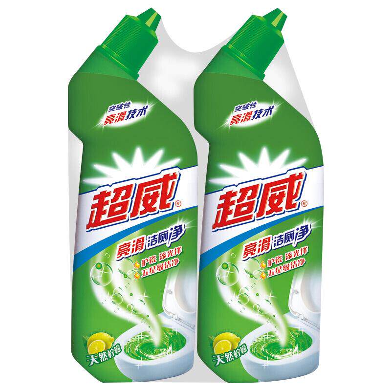 超威500*2瓶去除垢臭味洁厕灵