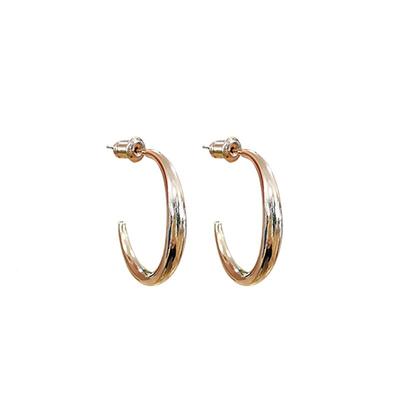 轻奢韩国复古光面高级感小众耳环