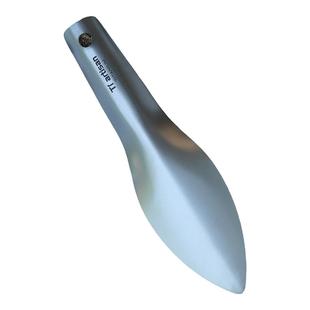 钛工匠户外纯钛取土铲多功能便便铲野营露营超轻便便携纯钛园艺铲