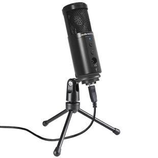 铁三角ATR2500USB手机电脑台式机录音设备直播录歌麦克风电容话筒