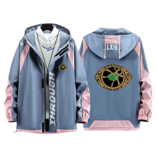 暗区游戏突围周边黑金国际白狼连队章同款cos夹克外套男女衣服潮