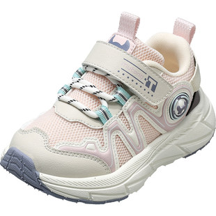 牧童女童运动鞋2025秋冬新款轻便减震儿童鞋加绒保暖休闲鞋女童鞋