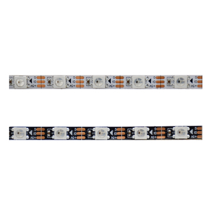 WS2812B幻彩灯带 窄板5mmLED全彩5050灯珠内置IC单点5V单控软灯条