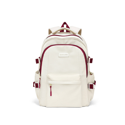 MK正品帆布书包电脑包高中生背包