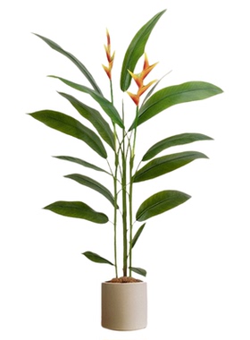 仿真绿植天堂鸟室内客厅装饰