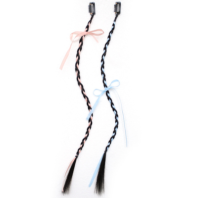 misssecetINS范芭蕾丝带小辫子