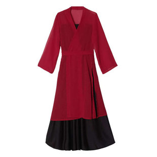 中国风jazz 古风爵士 舞蹈服复古纱衣古典现代舞练功服舞台演出服