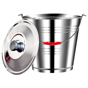 不锈钢泔水桶带滤网干湿分离垃圾桶厨余厨房过滤剩菜剩饭茶水手提