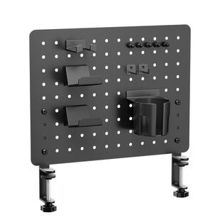 松能X桌面洞洞板置物架夹式立式电竞配件免打孔夹桌宿舍桌上桌搭