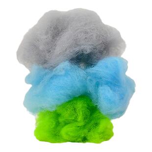 彩色多色效果棉 炮火冒烟爆炸改造景沙尘火焰兵人diy场景模型材料