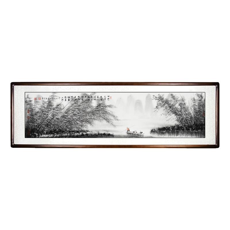 挂画水墨画客厅装饰画风景办公室