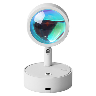 充电壁灯免布线日落夕阳灯氛围无线射灯卧室客厅背景墙装饰照画灯