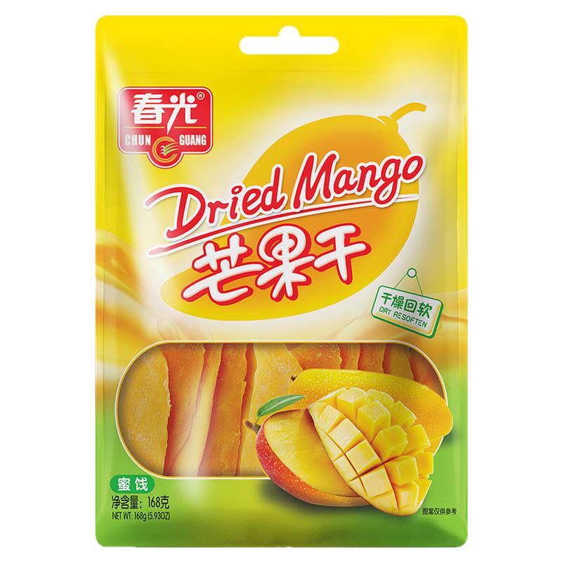 春光芒果干168g海南特产果大味甜