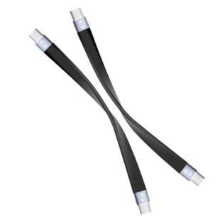 桂爱Thunderbolt4高速雷电三双头type cPD240w快充投屏5A数据线