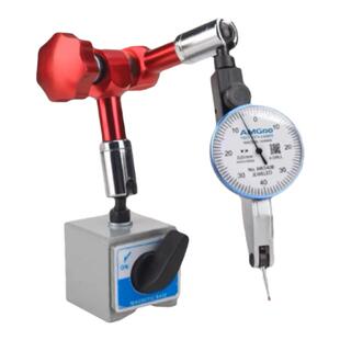 AMG杠杆百分表 千分表 高精度抗震防摔百分表红宝石测头磁力表座