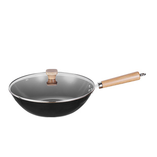 苏泊尔铁锅家用炒菜锅老式无涂层炒锅电磁炉燃气灶通用锅具免开锅