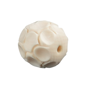 冰料猛犸象牙隔珠牙雕无相龙鳞奶酪扭珠老型单珠文玩手串diy配饰