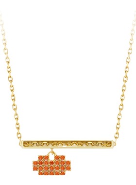 SundyHoney925银女简约爱心项链