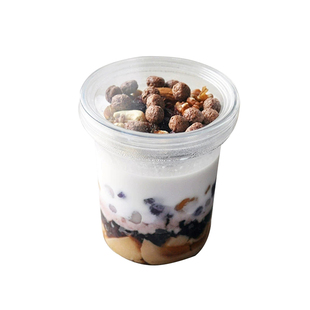 芋圆烧仙草罐子400ml网红仙草杯水果捞打包冰淇淋罐包装盒杯子diy