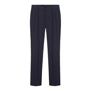建行工作服春季女士西裤长裤职业装修身正装建设双条纹直筒西装裤