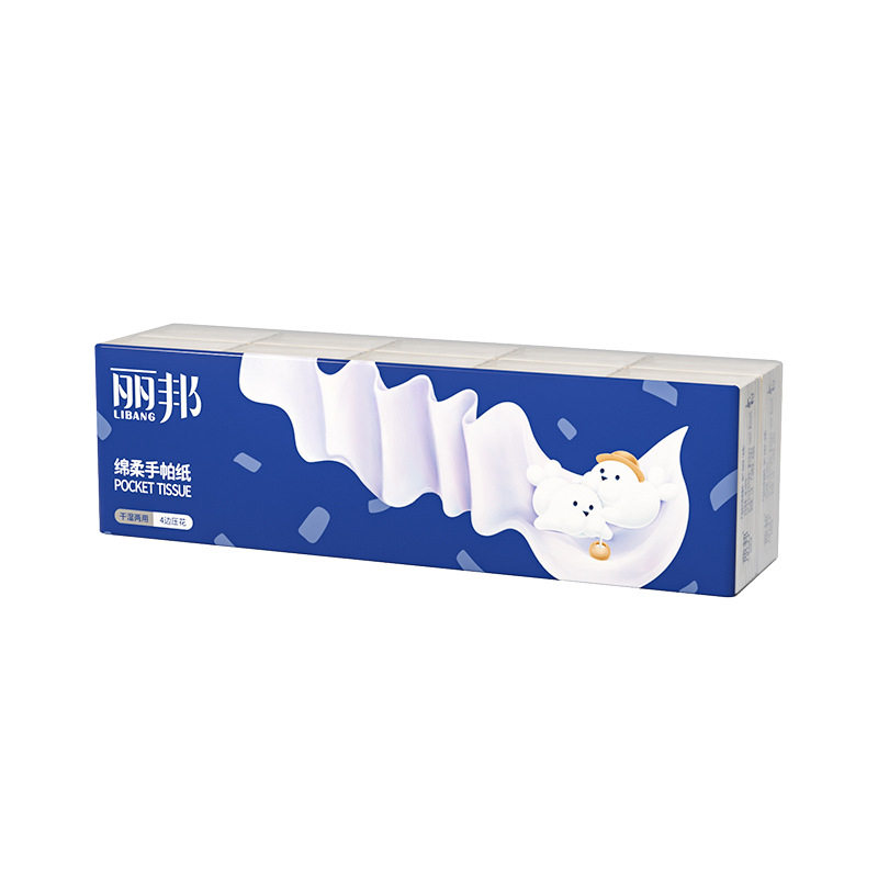 丽邦手帕纸干湿两用迷你
