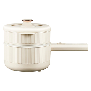 浦利顿婴儿微压辅食锅多功能电煮锅蒸煮一体电锅宝宝专用小奶锅