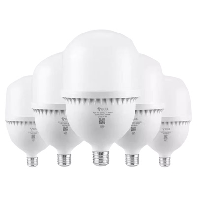 公牛爱眼照明LED柱形灯泡球泡家用工地工厂学校厂房专用led白光灯