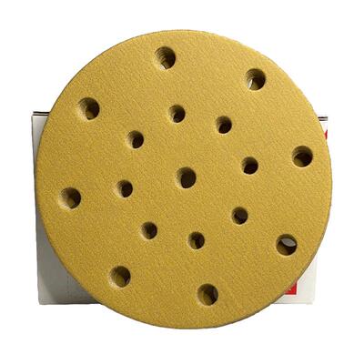 费斯托打磨用6寸17孔干磨砂纸绿