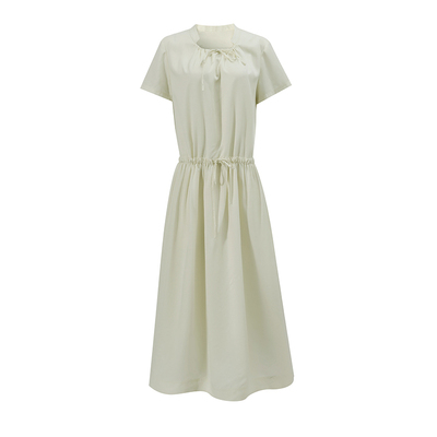 法式莱赛尔天丝高级感气质连衣裙