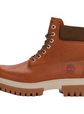 Timberland添柏岚户外男鞋防水皮革高帮厚底系带休闲马丁靴A5YM1