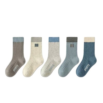 儿童袜子秋冬季男童袜子中大童