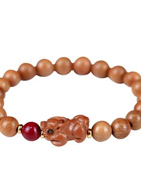 老桃木貔貅手串男女款